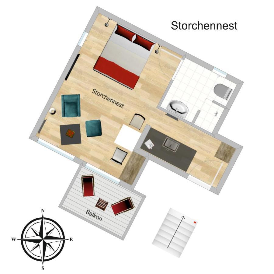 Schmuckkaestle Am Hafen Apartment Wiesbaden Luaran gambar