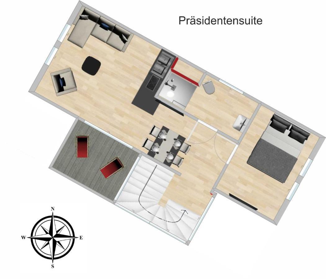 Schmuckkaestle Am Hafen Apartment Wiesbaden Luaran gambar